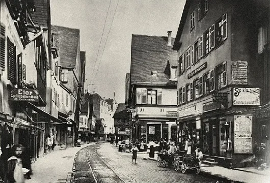Glöckle Firmengründung in der Marktstraße Bad Cannstatt